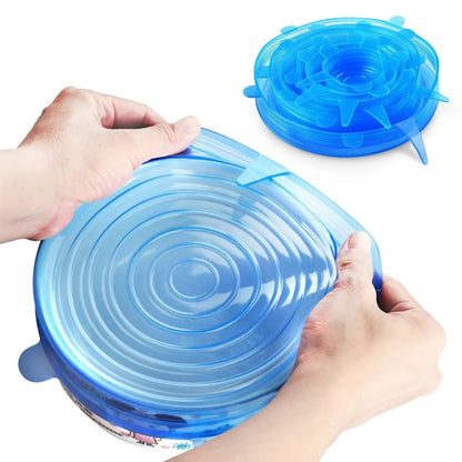 Silicone stretch lid set - additional angle