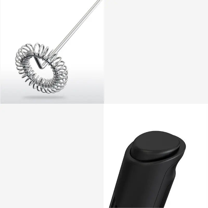 Electric milk frother - detail view