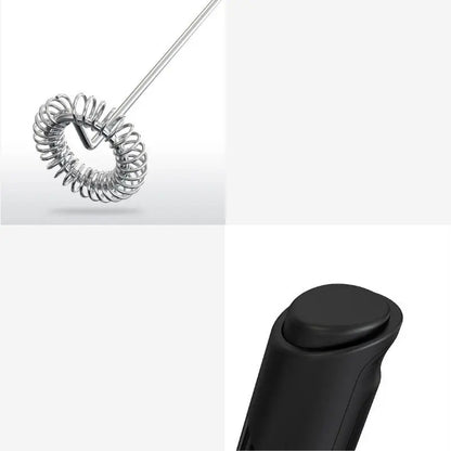 Electric milk frother - detail view