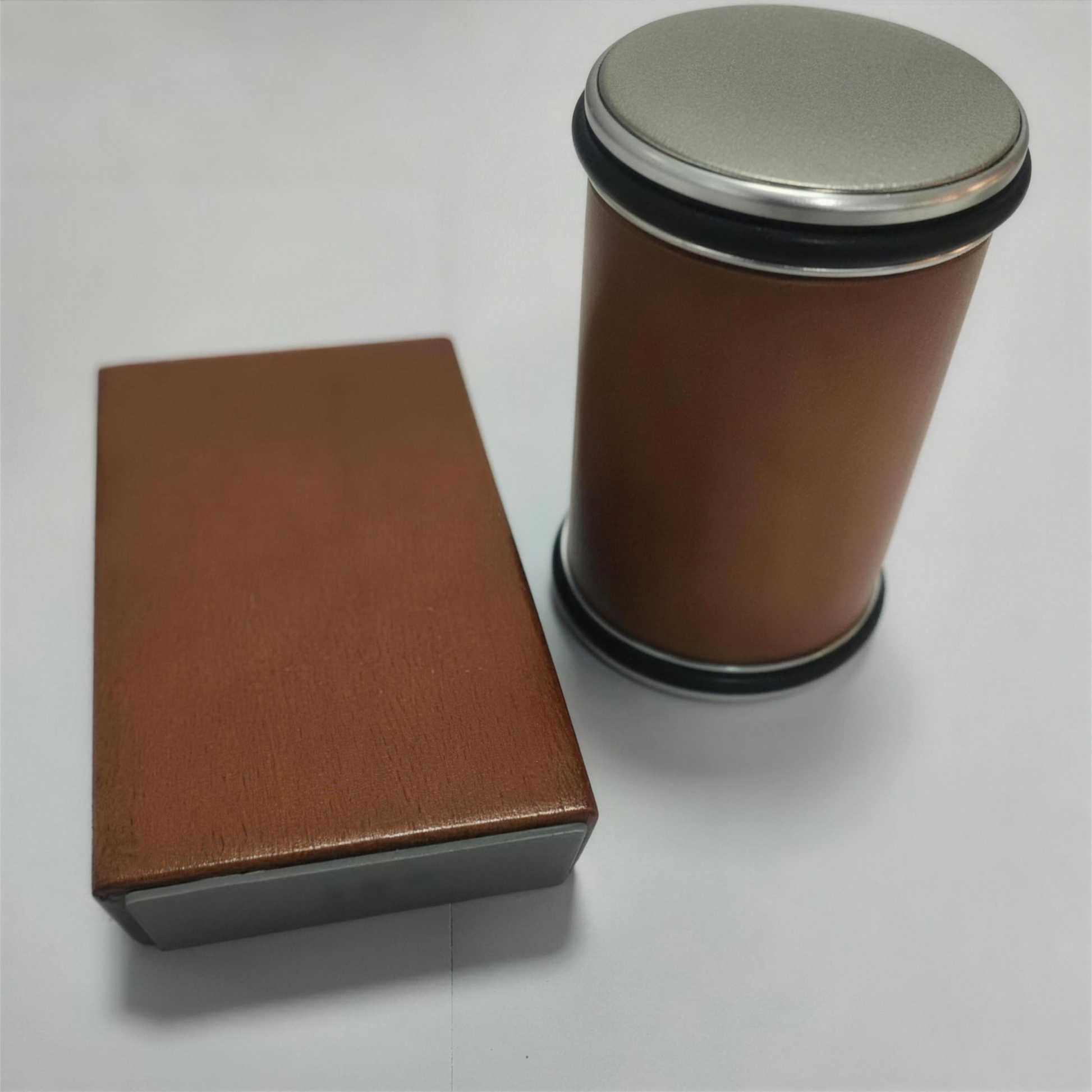 Rolling knife sharpener wood edition, side view